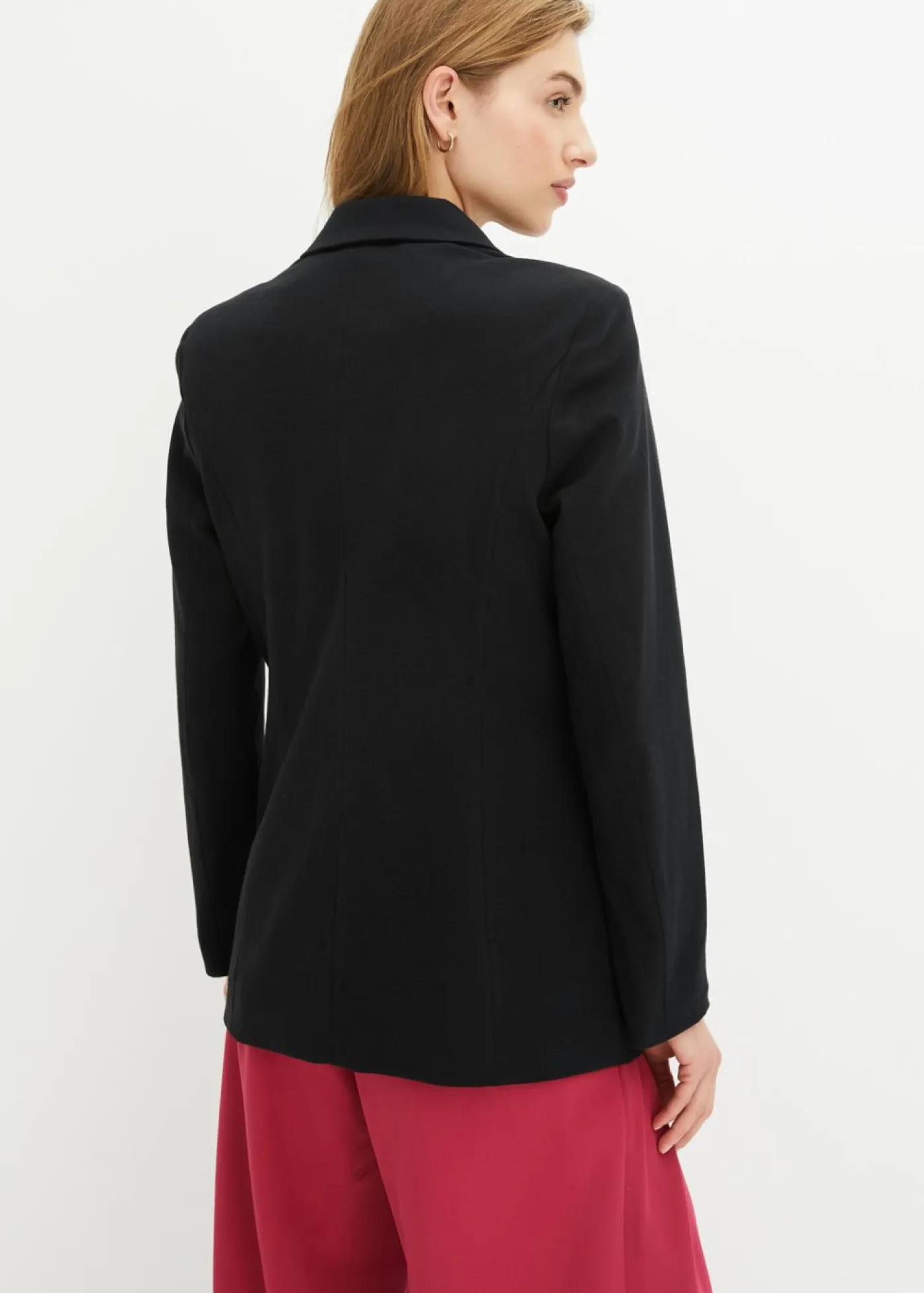 Hot Americana larga de punto de algodón Mujer Blazers