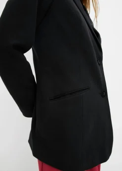 Hot Americana larga de punto de algodón Mujer Blazers