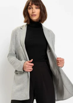 Outlet Americana larga de punto con bolsillos Mujer Blazers