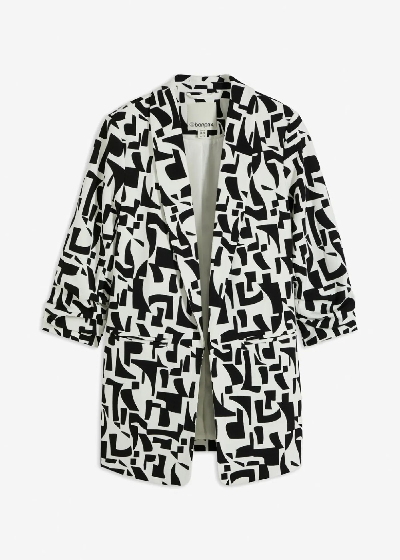 Americana larga estampada Mujer Blazers