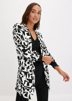 Americana larga estampada Mujer Blazers
