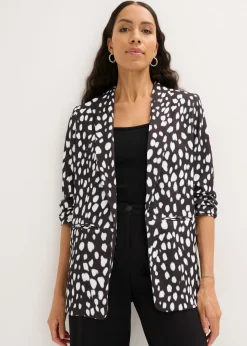 Best Americana larga estampada Mujer Blazers
