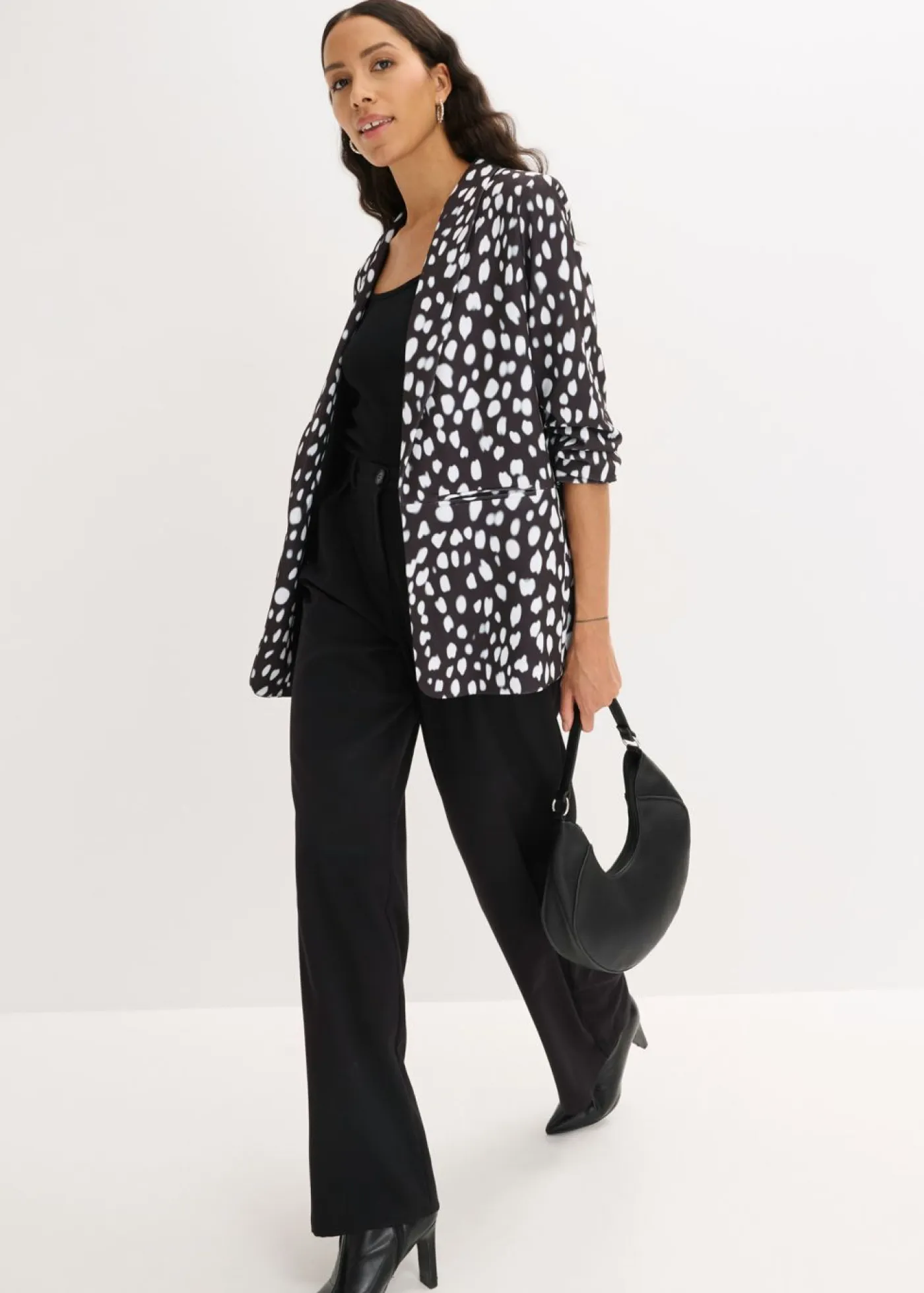 Best Americana larga estampada Mujer Blazers