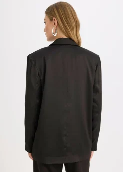 New Americana oversize de satén Mujer Blazers
