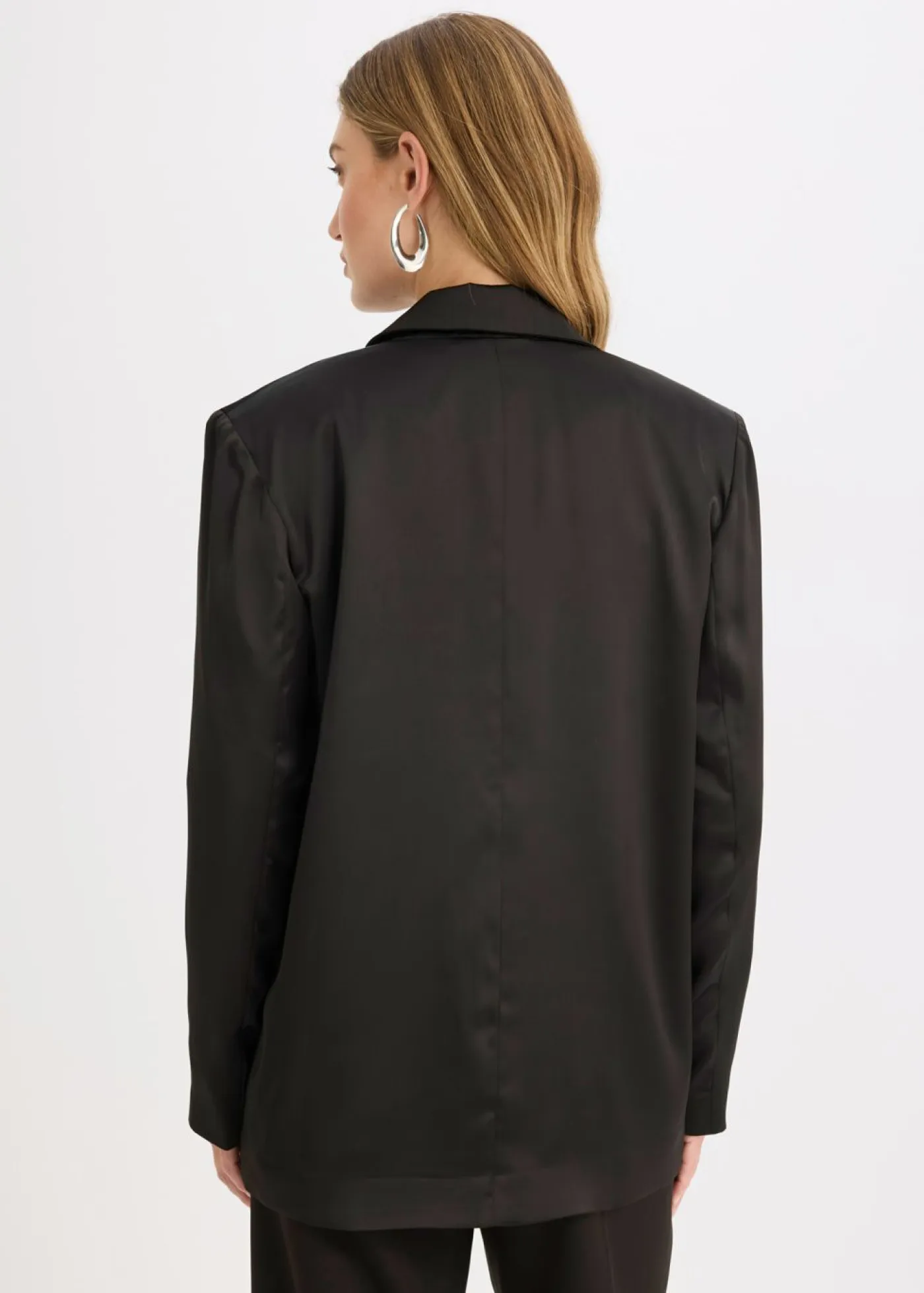 New Americana oversize de satén Mujer Blazers
