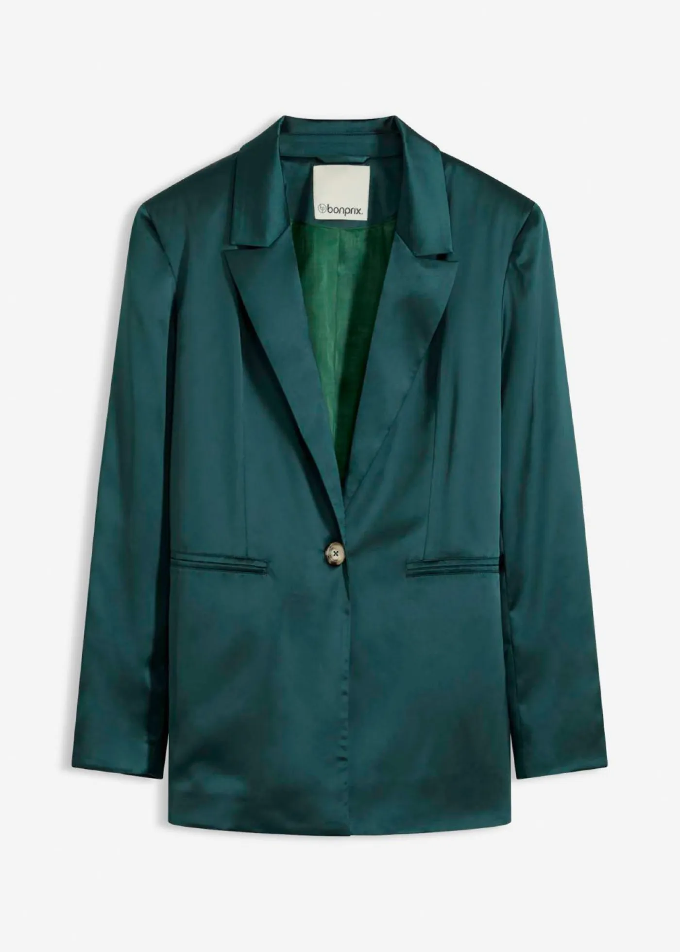 Hot Americana oversize de satén Mujer Blazers