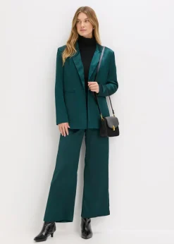 Hot Americana oversize de satén Mujer Blazers