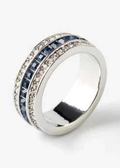 Anillo decorado con piedras brillantes Mujer Complementos Temáticos·Accesorios Elegantes|Joyería