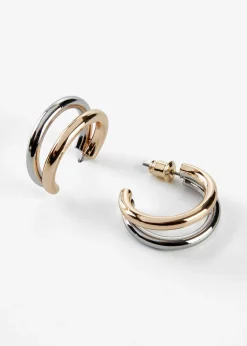 Outlet Aros de latón Mujer Complementos Temáticos·Accesorios Elegantes|Joyería
