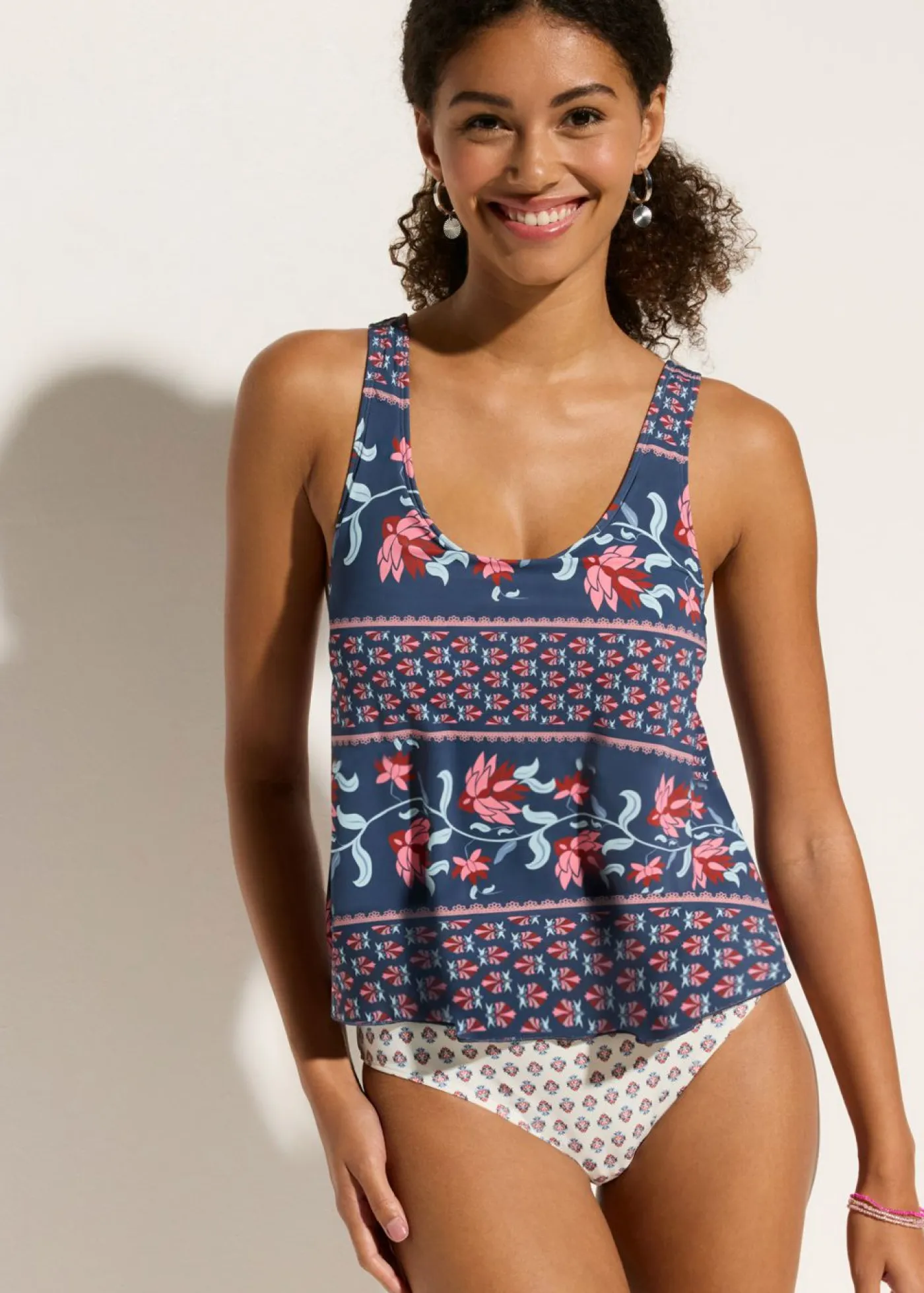 Outlet Bañador con aspecto de tankini Mujer Bañadores