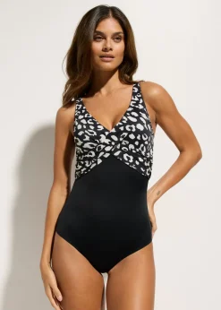 Hot Bañador con diseño cruzado Mujer Novedades|Bañadores