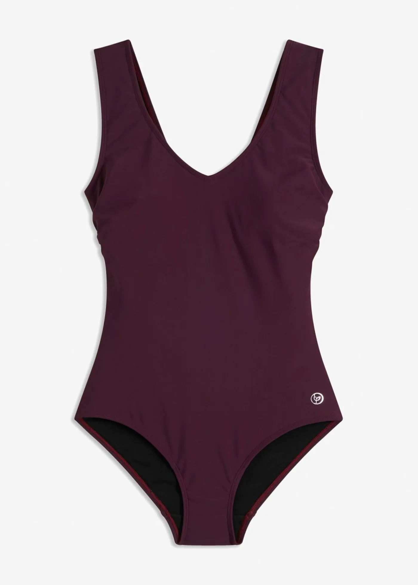 Outlet Bañador con efecto moldeador medio y escote en V Mujer Ropa De Baño Deportiva|Vestidos Moldeadores