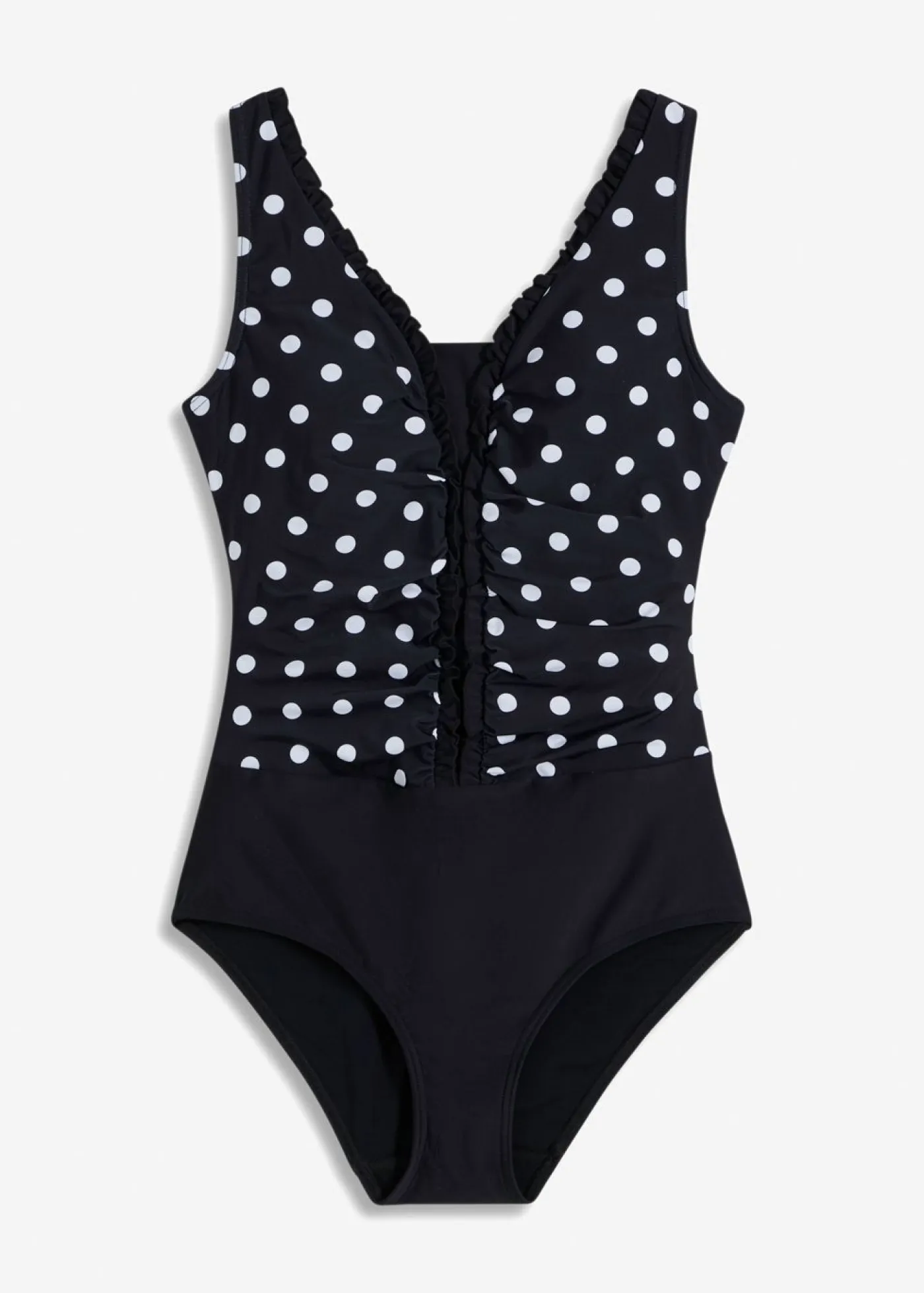 Hot Bañador con efecto moldeador medio y fruncido Mujer Vestidos Moldeadores|Bañadores