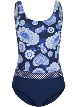 Bañador con efecto moldeador medio Mujer Vestidos Moldeadores|Bañadores