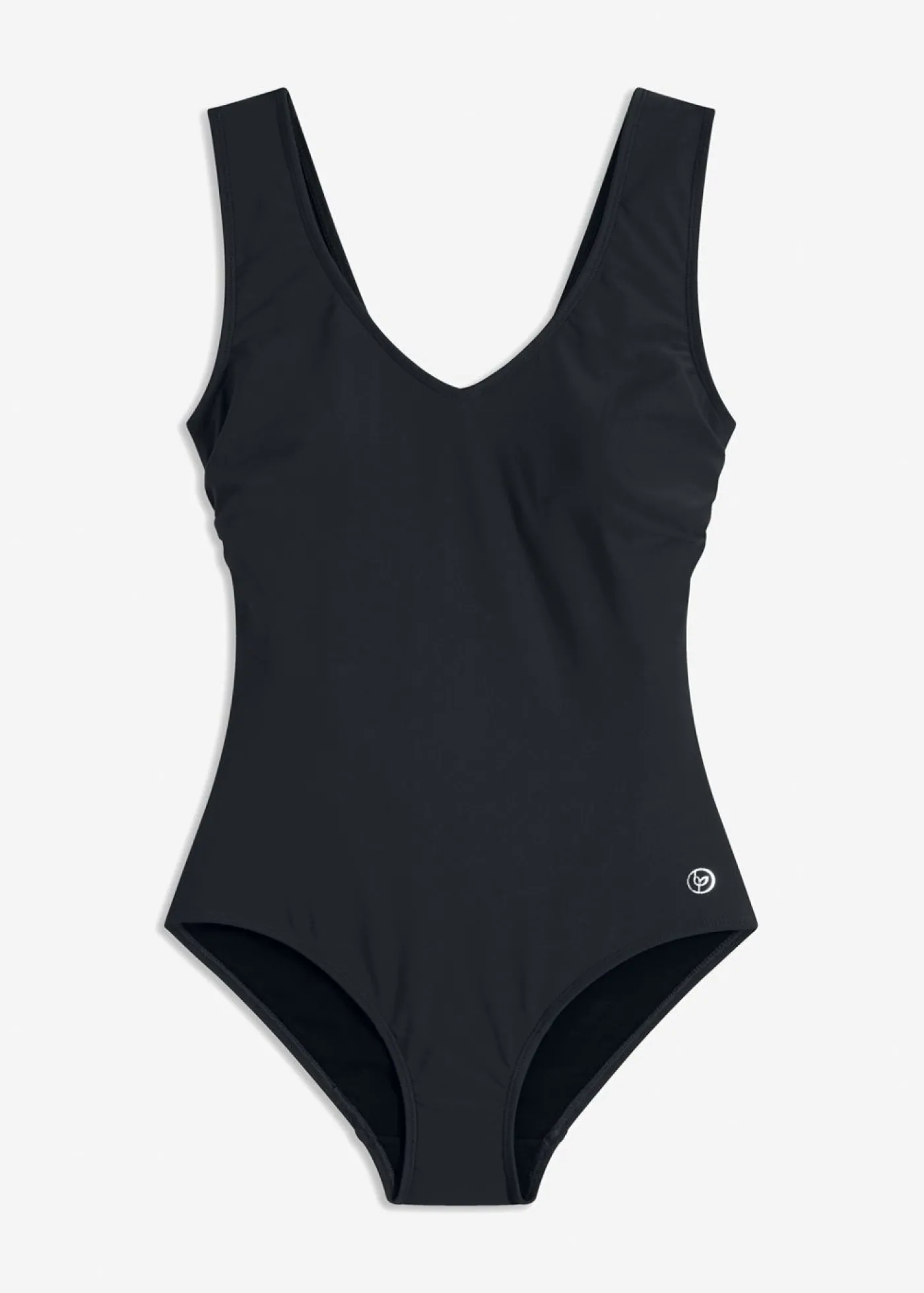 Discount Bañador con efecto moldeador medio y escote en V Mujer Ropa De Baño Deportiva|Vestidos Moldeadores