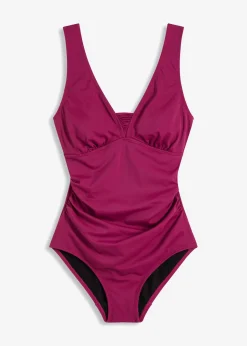 Best Bañador con efecto moldeador medio y tirantes anchos Mujer Vestidos Moldeadores|Bañadores