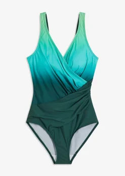 Best Bañador con efecto moldeador medio y efecto cruzado Mujer Vestidos Moldeadores|Bañadores