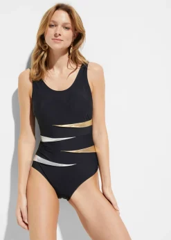 Hot Bañador con gran efecto moldeador e insertos Mujer Vestidos Moldeadores|Bañadores