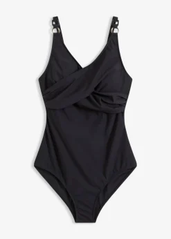 New Bañador con gran efecto moldeador y aspecto cruzado Mujer Vestidos Moldeadores|Novedades
