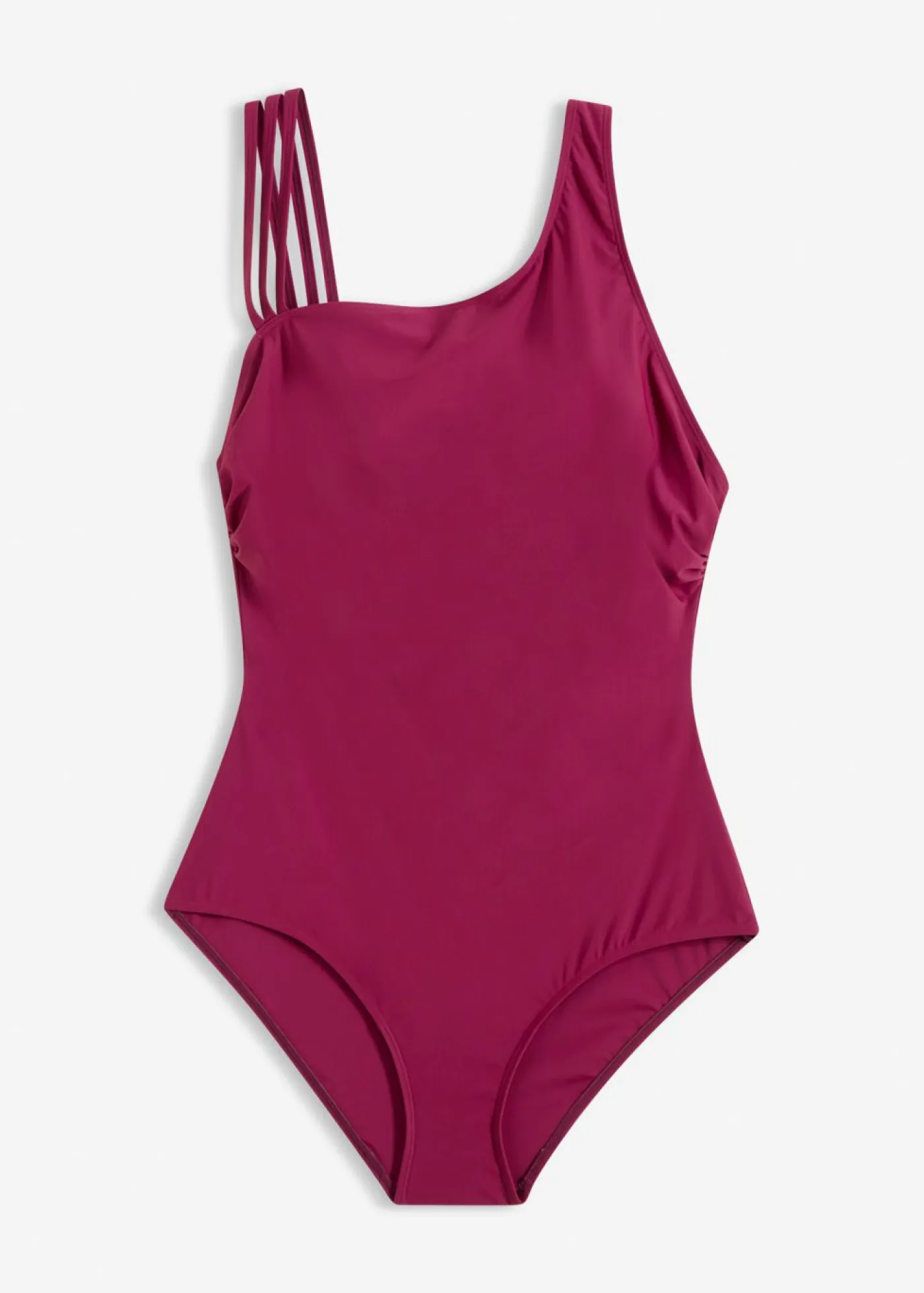 Clearance Bañador con ligero efecto moldeador de un solo hombro Mujer Vestidos Moldeadores|Bañadores
