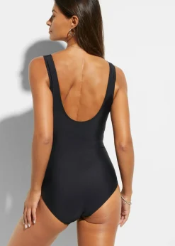 Bañador con ligero efecto moldeador y fruncido Mujer Vestidos Moldeadores|Bañadores