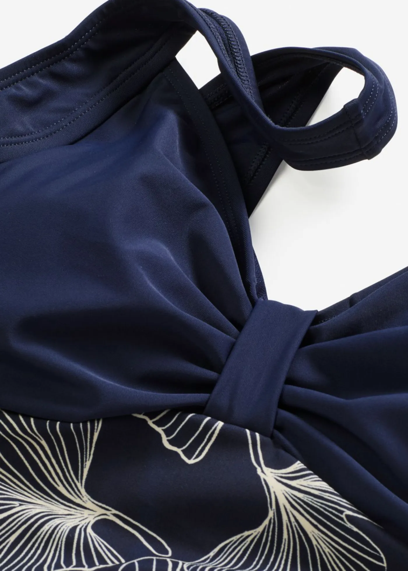 Sale Bañador con ligero efecto moldeador e inserción estampada Mujer Vestidos Moldeadores|Bañadores