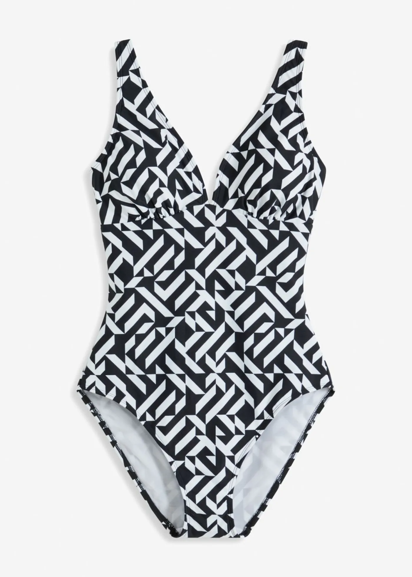 Hot Bañador con ligero efecto moldeador y escote en V Mujer Vestidos Moldeadores|Bañadores