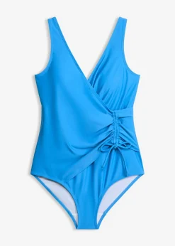 Outlet Bañador con ligero efecto moldeador y fruncido Mujer Vestidos Moldeadores|Bañadores