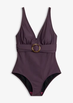 Discount Bañador con ligero efecto moldeador y escote en V Mujer Vestidos Moldeadores|Novedades