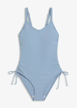 New Bañador con ligero efecto moldeador y cordones Mujer Vestidos Moldeadores|Bañadores