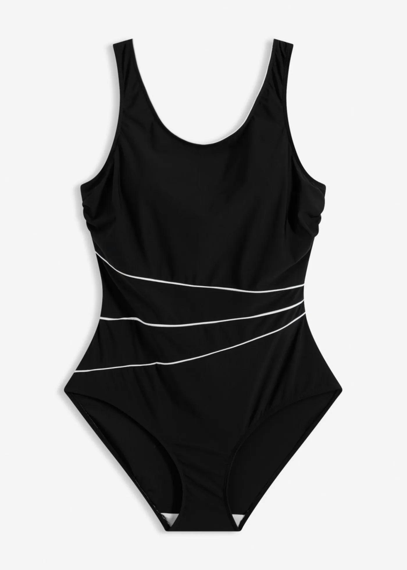 Hot Bañador con ligero efecto moldeador y costuras decorativas Mujer Vestidos Moldeadores|Bañadores