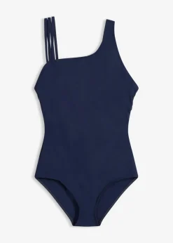 New Bañador con ligero efecto moldeador de un solo hombro Mujer Vestidos Moldeadores|Bañadores