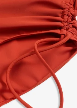 Online Bañador con ligero efecto moldeador y cordones Mujer Vestidos Moldeadores|Bañadores
