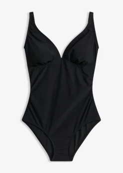 New Bañador con ligero efecto moldeador y escote en V Mujer Vestidos Moldeadores|Bañadores
