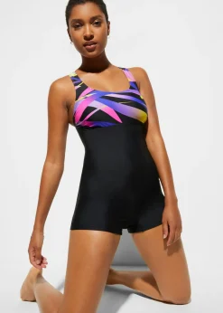 Outlet Bañador deportivo de material de secado rápido con perneras Mujer Ropa De Baño Deportiva|Bañadores