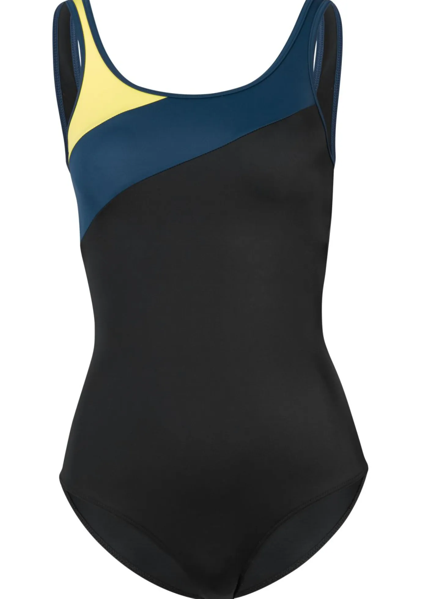 Hot Bañador deportivo de secado rápido con inserto de contraste Mujer Ropa De Baño Deportiva|Bañadores
