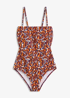 Bañador tipo bandeau con tirantes multiusos Mujer Bañadores