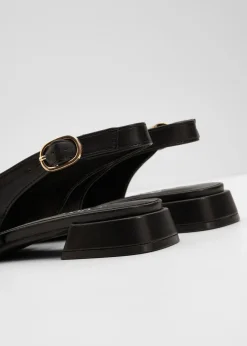 Sale Bailarina con talón al descubierto y hebilla Mujer Zapatos Primavera-Verano|Novedades