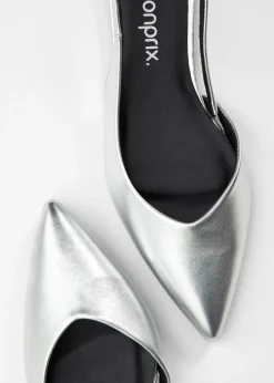 Hot Bailarina con talón al descubierto Mujer Tendencias·Zapatos Veganos|Tendencias·Fiesta