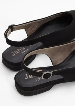 Bailarina Jana con talón al descubierto y un ancho cómodo Mujer Zapatos De Marca·Jana|Zapatos Primavera-Verano