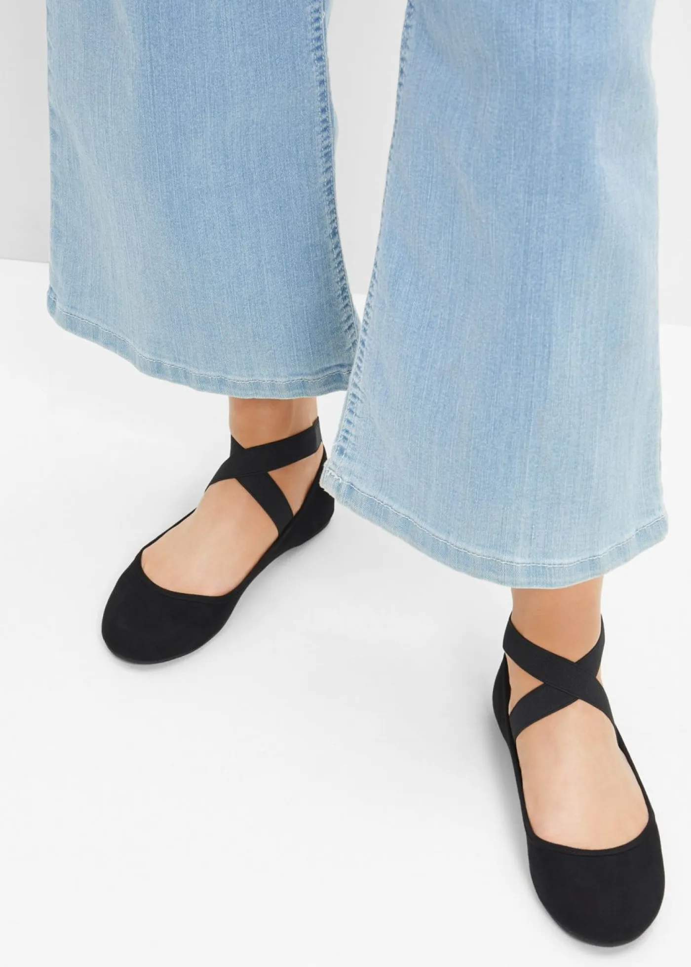 Sale Bailarinas con tira elástica Mujer Tendencias·Zapatos Veganos|Zapatos Primavera-Verano