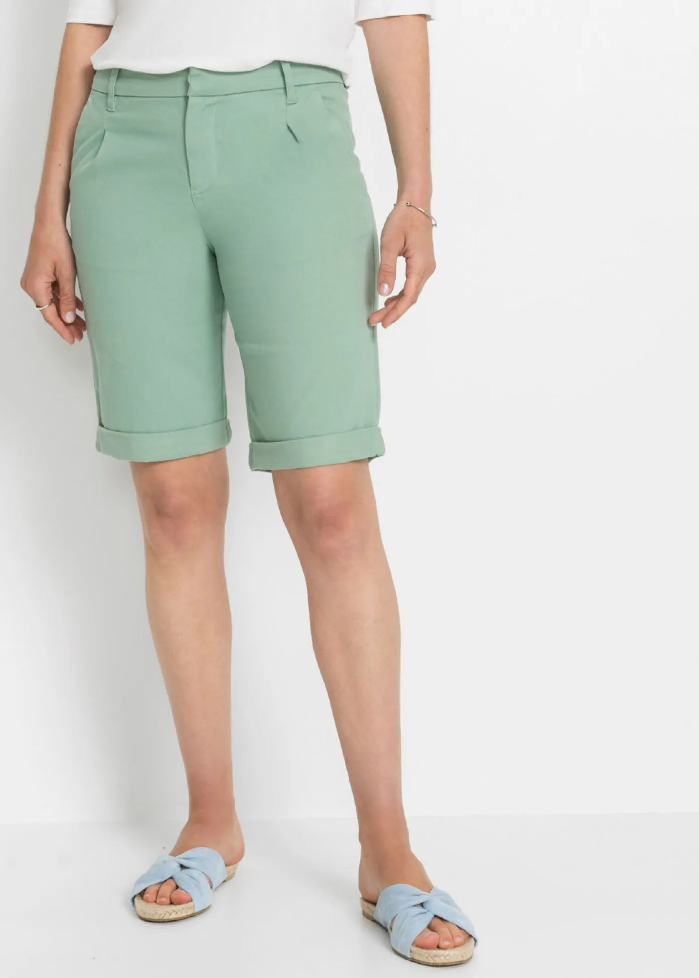 Best Bermuda elástica Mujer Shorts|Pantalones