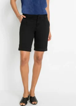 New Bermuda elástica Mujer Shorts|Pantalones