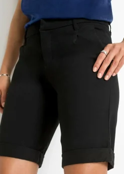 New Bermuda elástica Mujer Shorts|Pantalones