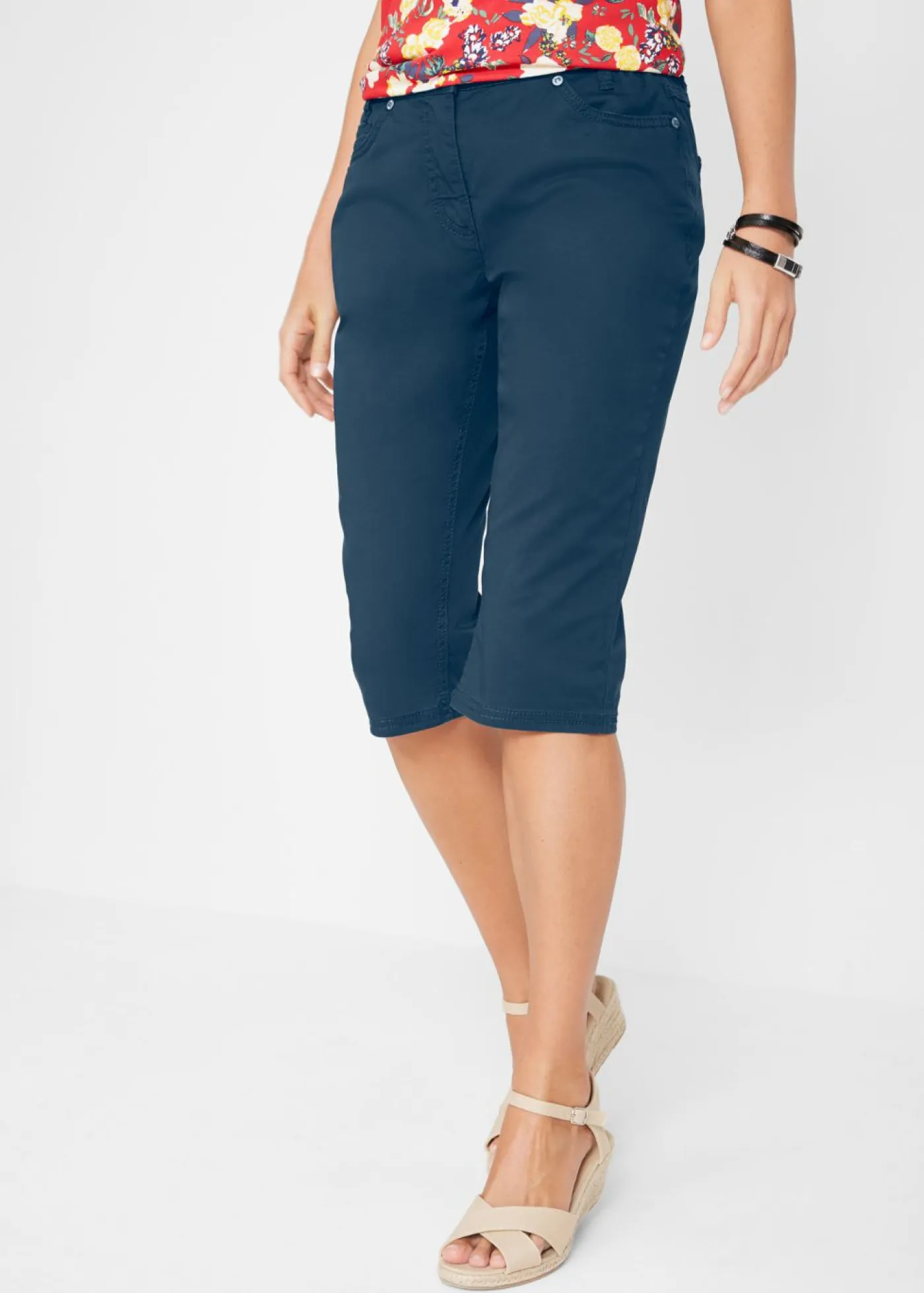 Online Bermudas con cintura elástica Mujer Shorts|Pantalones