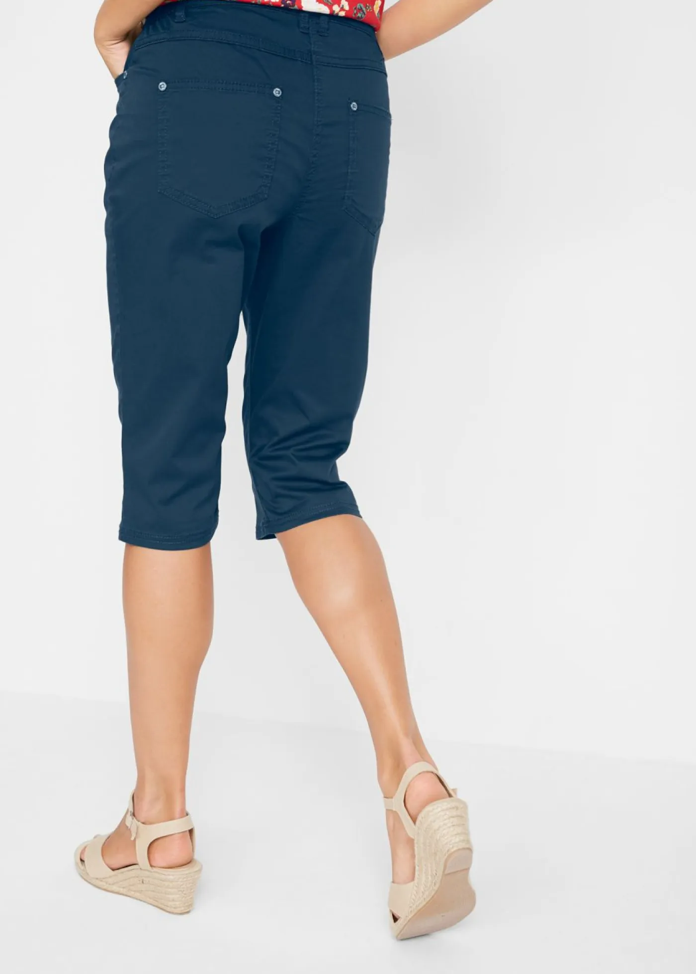 Online Bermudas con cintura elástica Mujer Shorts|Pantalones