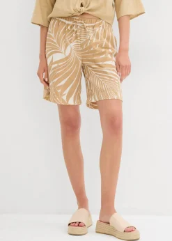 Online Bermudas con cintura elástica Mujer Shorts|Pantalones