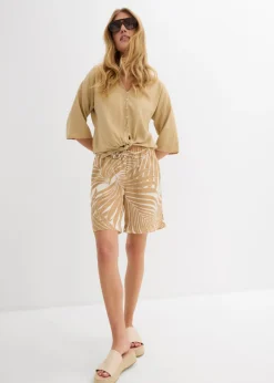 Online Bermudas con cintura elástica Mujer Shorts|Pantalones
