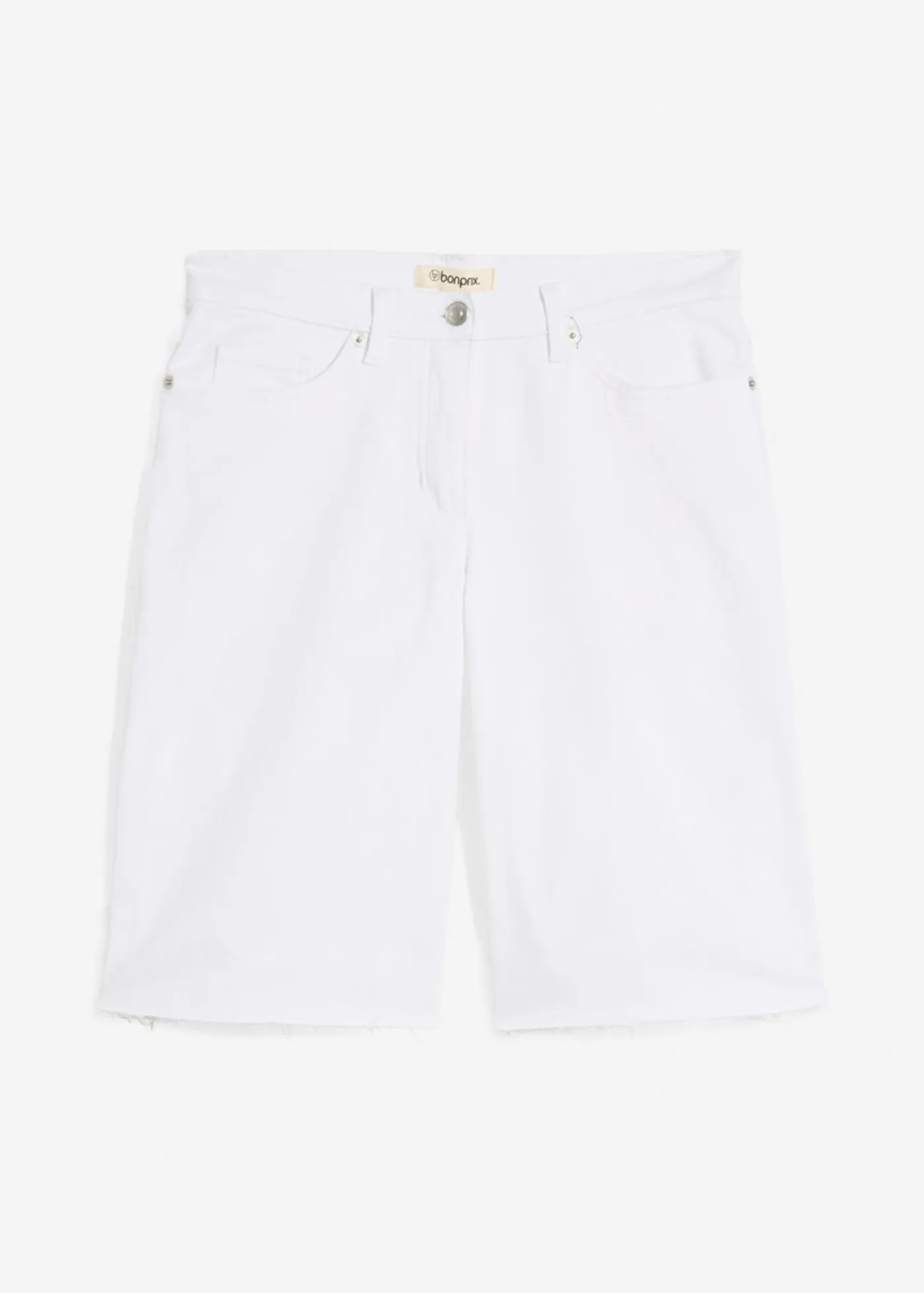 Sale Bermudas con dobladillo abierto Mujer Shorts|Pantalones
