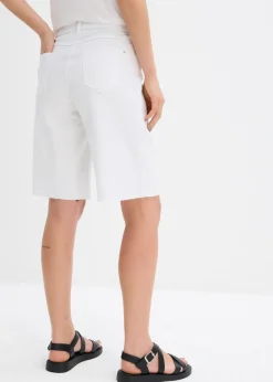 Sale Bermudas con dobladillo abierto Mujer Shorts|Pantalones